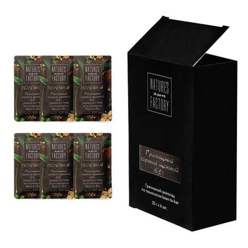 Набор гречишного горького шоколада Nature's own Factory 120 г в Глобус