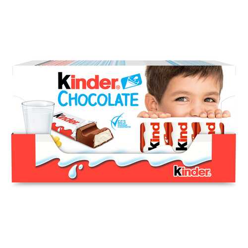 Шоколад Молочный Kinder Chocolate 100 г в Глобус