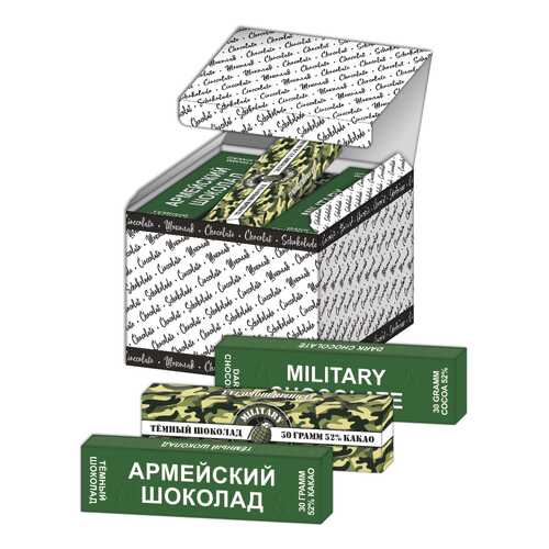 Шоколад темный Глобус-про армия батончик 30 г 21 шт в Глобус