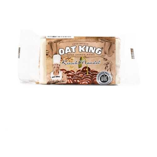Батончик «Вишня с миндалем», Oat King, 95 г, Германия в Глобус