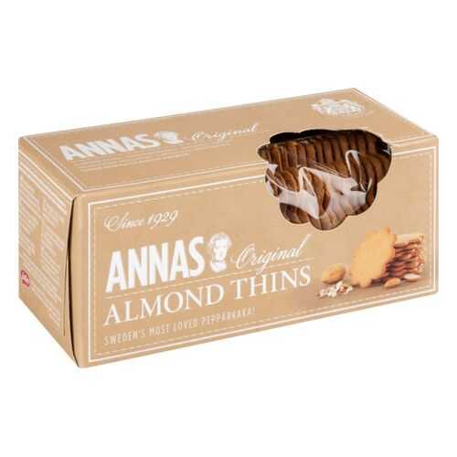 Печенье Annas original almond thins миндальное тонкое 150 г в Глобус