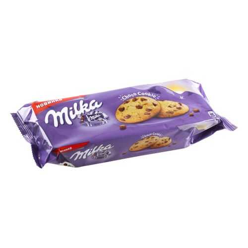 Печенье Milka с кусочками молочного шоколада 168 г в Глобус