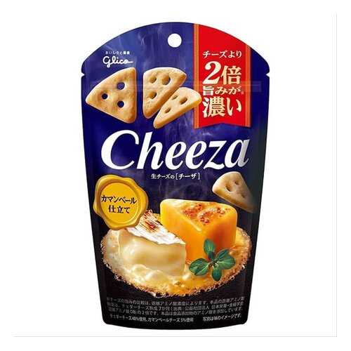 Печенье-снек Glico Cheeza с сыром камамбером 40 г в Глобус