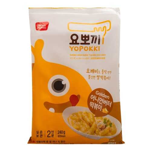 Рисовые клецки Youngt Poong топокки с соусом вкус сыра 240г Южная Корея в Глобус