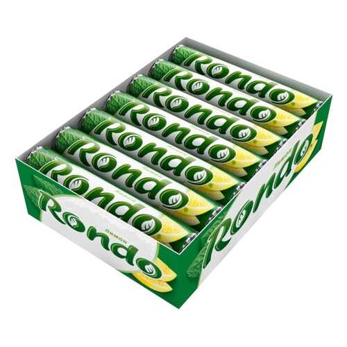 Освежающие мятные конфеты с сахаром Rondo лимон 14 шт по 30 г в Глобус