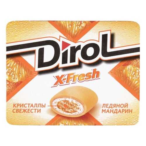 Жевательная резинка Dirol x-fresh ледяной мандарин 16 г в Глобус