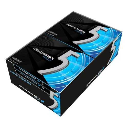Жевательная резинка Wrigley's 5 frost 31.2 г 10 штук в Глобус