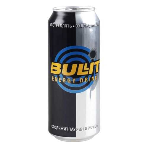 Напиток энергетический Bullit газированный жестяная банка 0.5 л в Глобус