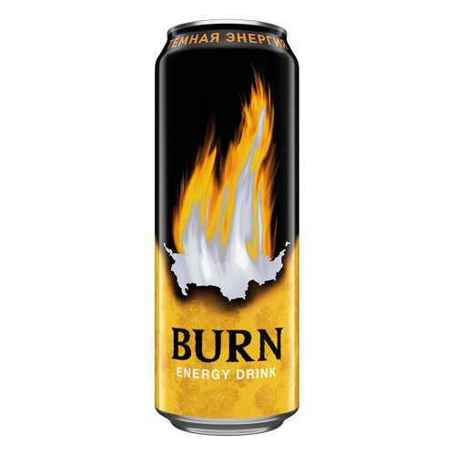Напиток энергетический Burn Темная энергия 0.449л Россия в Глобус