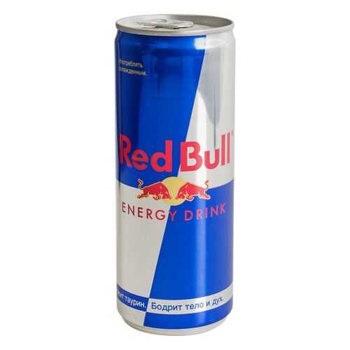 Напиток энергетический Red Bull жестяная банка 0.25 л в Глобус