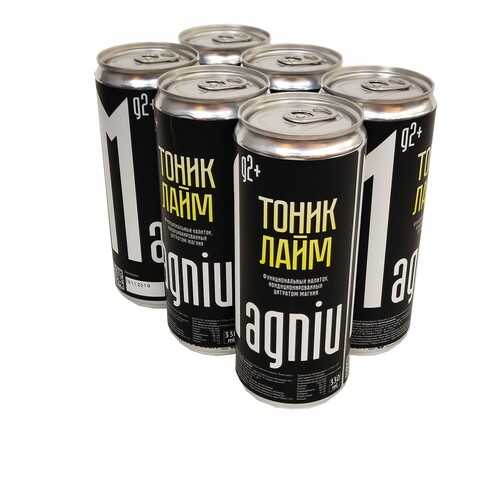 Функциональный напиток MagniuM Тоник-Лайм 6 банок по 0,33л. в Глобус