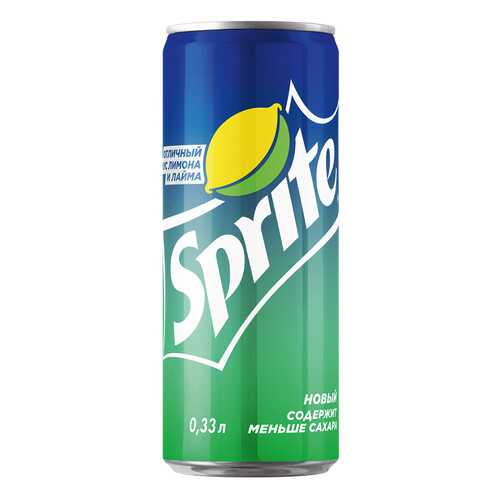 Напиток газированный Sprite жестяная банка 0.33 л в Глобус