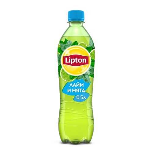 Чай зеленый Lipton лайм и мята 0.5 л в Глобус