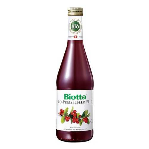 Нектар брусничный, стекло, BIO Biotta, 0.5 л, Швейцария в Глобус