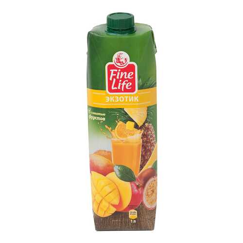 Нектар Fine Life экзотик с мякотью фруктов 1 л в Глобус