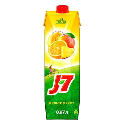 Нектар J-7 Мультифрукт с мякотью 970мл в Глобус