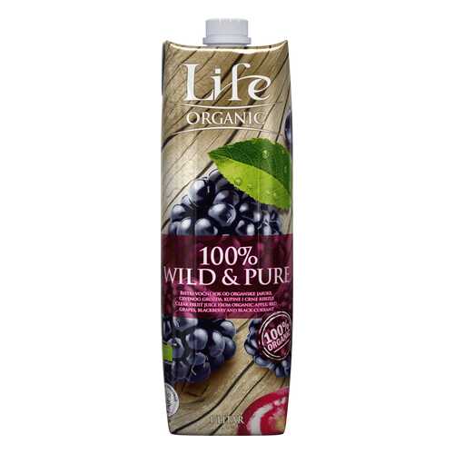 Сок Life premium Wild & Pure organic мультифруктовый 1 л в Глобус