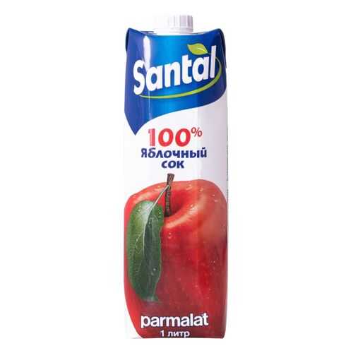 Сок Santal яблочный осветленный 1 л в Глобус